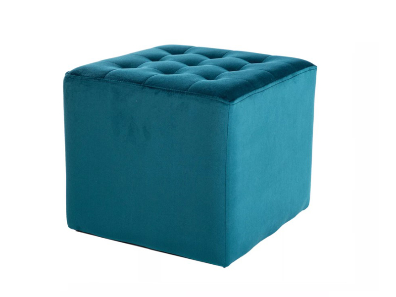 Пуф SIGNAL LORI Velvet Bluvel 85 бирюзовый