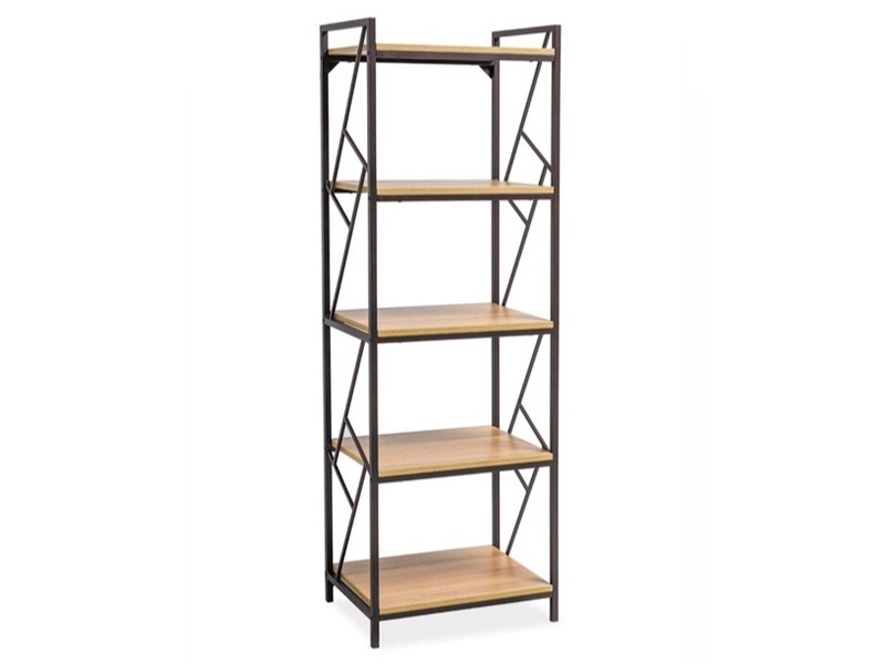 Стеллаж SIGNAL TABLO R5 дуб/т.коричневый, 180/60/40