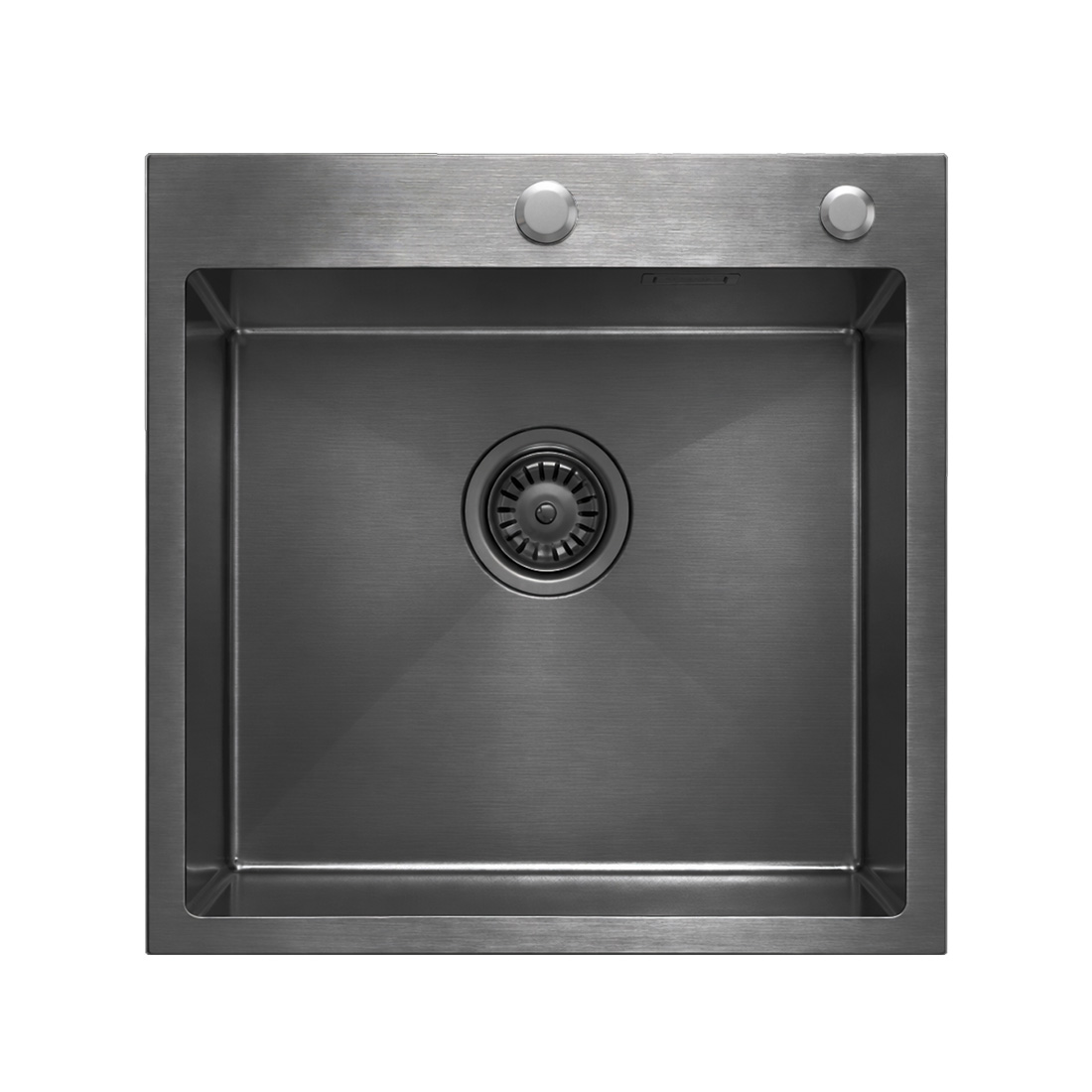 Кухонная мойка из нержавейки BLANTEK LS-5050B Nano black