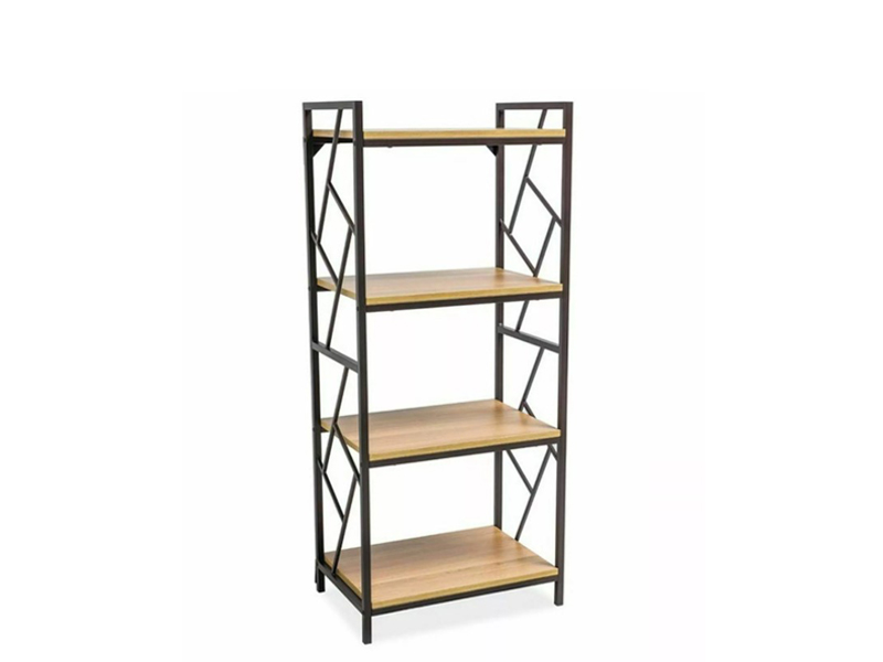 Стеллаж SIGNAL TABLO R4 дуб/т.коричневый, 140/60/40